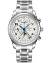 yz W Y rv ANZT[ Men's Swiss Automatic Chronograph Master Stainless Steel Bracelet Watch 42mm No Color