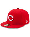 【送料無料】 ニューエラ メンズ 帽子 アクセサリー Cincinnati Reds Authentic Collection 59FIFTY Fitted C...