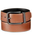 【送料無料】 オリジナルペンギン メンズ ベルト アクセサリー Men's Bubble Reversible Leather Belt Dark Brown