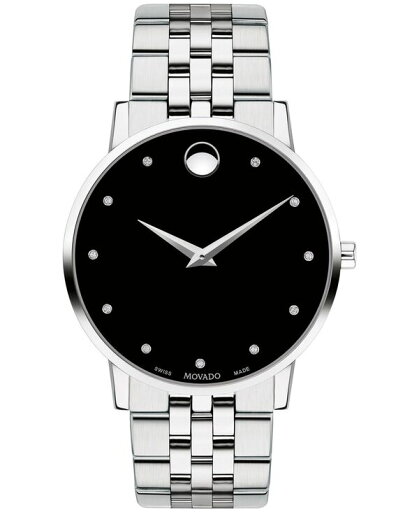【送料無料】 モバド メンズ 腕時計 アクセサリー Men's Swiss Museum Classic Diamond-Accent Stainless Steel Bracelet Watch 40mm No Color 【送料無料】 モバド メンズ 腕時計 アクセサリー Men's Swiss Museum Classic Diamond-Accent Stainless Steel Bracelet Watch 40mm No Color