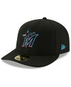 【送料無料】 ニューエラ メンズ 帽子 アクセサリー Miami Marlins Low Profile AC Performance 59FIFTY Fitt...