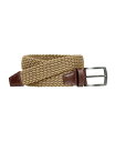 【送料無料】 ジョンストンアンドマーフィー メンズ ベルト アクセサリー Men's Stretch Knit Belt Tan