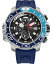 【送料無料】 シチズン メンズ 腕時計 アクセサリー Eco-Drive Men's Chronograph Promaster Aqualand Blue Polyurethane Strap Watch 46mm Blue