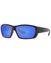 【送料無料】 コスタデルマール メンズ サングラス・アイウェア アクセサリー Men's Polarized Sunglasses Tuna Alley BLACKOUT /BLUE MIR