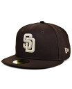 【送料無料】 ニューエラ メンズ 帽子 アクセサリー San Diego Padres Authentic Collection 59FIFTY Fitted ...
