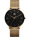 yz GuCGeB[ Y rv ANZT[ Men's Legacy Slim Gold-Tone Mesh Bracelet Watch 42mm Gold