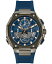 【送料無料】 ブロバ メンズ 腕時計 アクセサリー Men's Chronograph Precisionist X Blue EPDM Rubber Strap Watch 44.5mm Blue