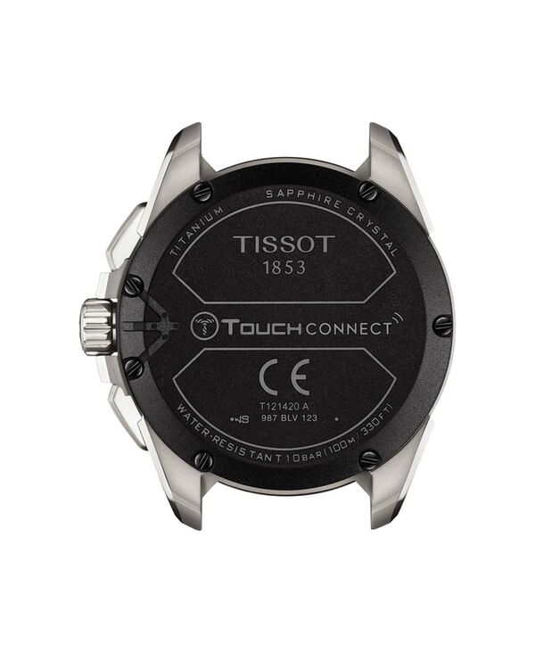 ティソット メンズ アクセサリー 腕時計 Tissot Men's Swiss T-Touch Connect Solar Titanium Bracelet Smart Watch 48mm Silver シルバー