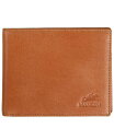 yz }V[j Y z ANZT[ Men's Bellagio Collection Center Wing Bifold Wallet with Coin Pocket Cognac