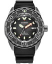 yz V`Y Y rv ANZT[ Men's Promaster Automatic Dive Black Strap Watch 46mm Black