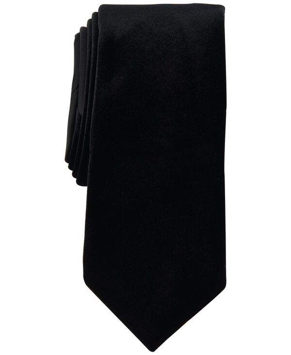 yz At@j Y lN^C ANZT[ Men's Monroe Solid Velvet Tie Black