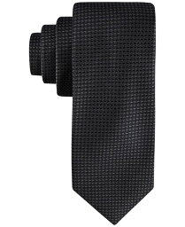 【送料無料】 カルバンクライン メンズ ネクタイ アクセサリー Men's Indigo Houndstooth Tie Black