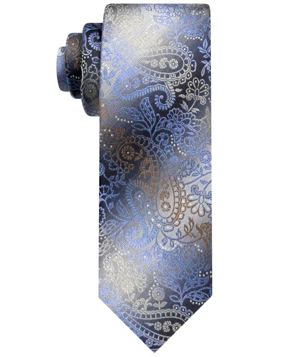 yz @nEZ Y lN^C ANZT[ Men's Shaded Paisley Tie Med Blue/sky Blue