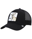 グーリン ブラザーズ 【送料無料】 グーリンブラザーズ メンズ 帽子 アクセサリー Men's Black Goat Beard Trucker Snapback Hat Black