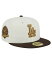 【送料無料】 ニューエラ メンズ 帽子 アクセサリー Men's White Brown Los Angeles Dodgers 50th Team Anniversary 59FIFTY Fitted Hat White Brown