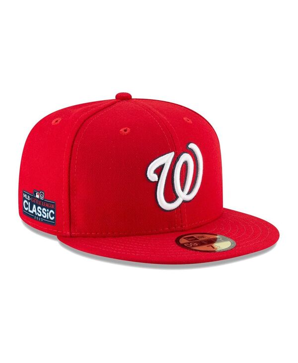【送料無料】 ニューエラ メンズ 帽子 アクセサリー Men's Red Washington Nationals 2023 Little League Classic 59FIFTY Fitted Hat Red