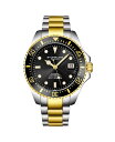yz XgD[O Y rv ANZT[ Men's Japanese Seiko NH35 Automatic Self Wind Movement Diver Watch Stainless Steel Bracelet Black