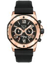 yz uo Y rv ANZT[ Men's Chronograph Black Rubber Strap Watch 44mm 98B104 No Color