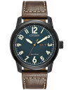 yz V`Y Y rv ANZT[ Men's Eco-Drive Military Brown Leather Strap Watch 42mm BM8478-01L No Color