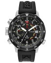 yz V`Y Y rv ANZT[ Eco-Drive Men's Promaster Altichron Black Rubber Strap Watch 46mm Black