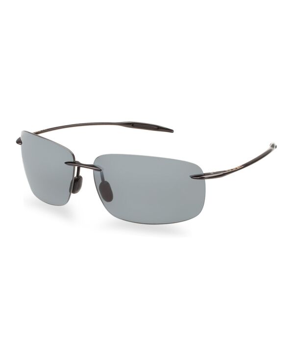 【送料無料】 マウイジム メンズ サングラス・アイウェア アクセサリー Polarized Breakwall Sunglasses 422 Black/Grey