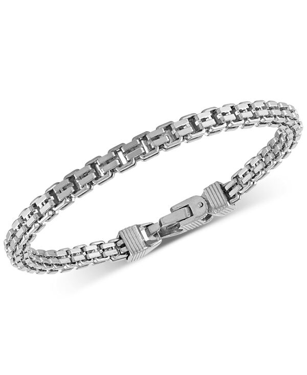 yz GXN@CA Y uXbgEoOEANbg ANZT[ Double Box Link Bracelet in Sterling Silver Sterling Silver