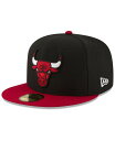 【送料無料】 ニューエラ メンズ 帽子 アクセサリー Chicago Bulls Basic 2 Tone 59FIFTY Fitted Cap Black/R...