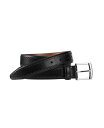 【送料無料】 ジョンストンアンドマーフィー メンズ ベルト アクセサリー Men's Perfed-Edge Belt Black