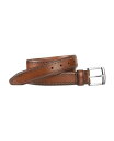 【送料無料】 ジョンストンアンドマーフィー メンズ ベルト アクセサリー Men's Perfed-Edge Belt Tan