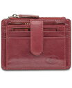 yz }V[j Y z J[hP[X ANZT[ Men's Equestrian2 Collection RFID Secure Card Case and Coin Pocket Red