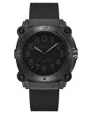 yz n~g Y rv ANZT[ Men's Swiss Automatic Khaki Navy BeLOWZERO Black Rubber Strap Watch 46mm Black