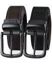 【送料無料】 リーバイス メンズ ベルト アクセサリー Men’s Contrast Stitch Reversible Belt Brown/Black