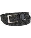 【送料無料】 アルファニ メンズ ベルト アクセサリー Men's Men's Stretch Braided Cord Belt Black