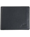  マンシーニ メンズ 財布 アクセサリー Men's Monterrey Collection Center Wing Wallet Black