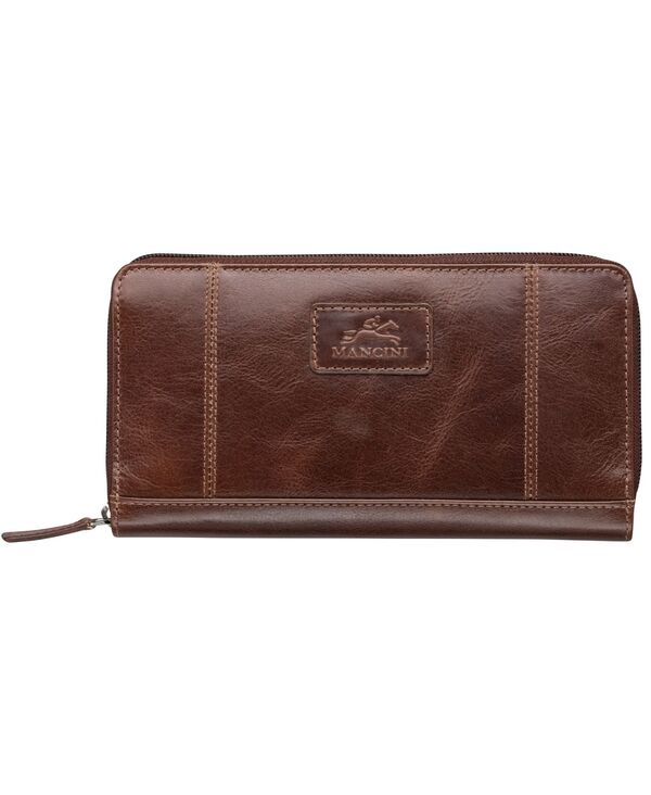 【送料無料】 マンシーニ メンズ 財布 アクセサリー Men's Casablanca Collection Clutch Wallet Brown