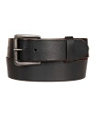 【送料無料】 ラッキーブランド メンズ ベルト アクセサリー Men's Leather Jean Belt with Roller Buckle and Rivets Black