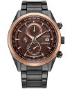 【送料無料】 シチズン メンズ 腕時計 アクセサリー Eco-Drive Men s Chronograph Sport Luxury Radio Control Gray-Tone Stainless Bracelet Watch 43mm Gray