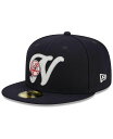 【送料無料】 ニューエラ メンズ 帽子 アクセサリー Men's Navy New York Yankees Duo Logo 59FIFTY Fitted Hat Navy