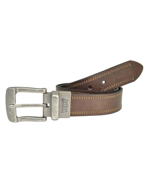 リーバイス ベルト（メンズ） 【送料無料】 リーバイス メンズ ベルト アクセサリー Leather Reversible Casual Men's Belt Brown/Black