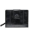 yz }V[j Y z ANZT[ Men's Casablanca Collection Medium Clutch Wallet Black