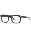 【送料無料】 トム・フォード メンズ サングラス・アイウェア アクセサリー FT5757-B Men's Rectangle Eyeglasses Black Shiny(4)