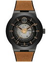 yz oh Y rv ANZT[ Men's Bold Fusion Swiss Automatic Two-Tone Silicone Strap 44mm Two Tone