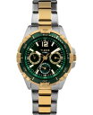 【送料無料】 タイメックス メンズ 腕時計 アクセサリー Men's Quartz Analog Premium Dress Stainless Steel Two-Tone Watch 44mm Two-Tone