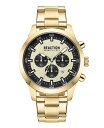 yz PlXR[ Y rv ANZT[ Men's Chronograph Gold-Tone Stainless Steel Watch 46mm Gold