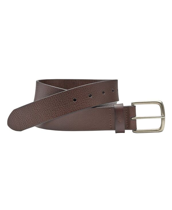 【送料無料】 ジョンストンアンドマーフィー メンズ ベルト アクセサリー Men's Tumbled Straight Edge Belt Brown
