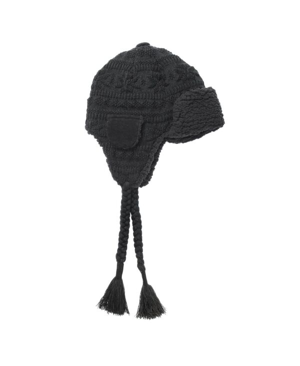 【送料無料】 ムクルクス メンズ 帽子 アクセサリー Men's Trapper Hat One Size Black