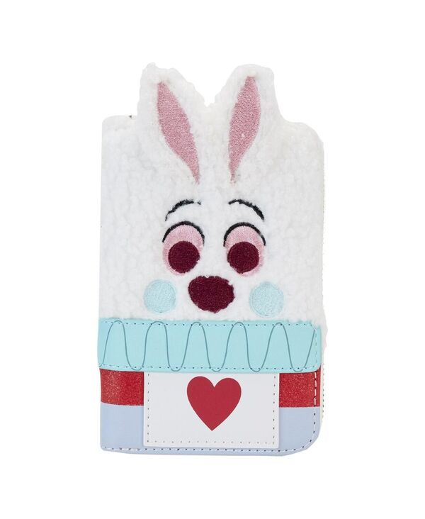 【送料無料】 ラウンジフライ メンズ 財布 アクセサリー Men's and Women's Alice in Wonderland White Rabbit Cosplay Zip-Around Wallet White