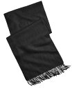 【送料無料】 クラブルーム メンズ マフラー・ストール・スカーフ アクセサリー Men's 100% Cashmere Scarf Black