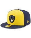 【送料無料】 ニューエラ メンズ 帽子 アクセサリー Milwaukee Brewers Authentic Collection 59FIFTY Fitted...