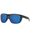 【送料無料】 コスタデルマール メンズ サングラス・アイウェア アクセサリー FERG XL Polarized Sunglasses 6S9012 62 11 MATTE BLACK/BLUE MIRROR 580G
